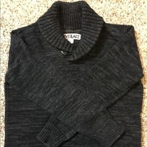 Silver lake boys Sz S charcoal gray knit sweater